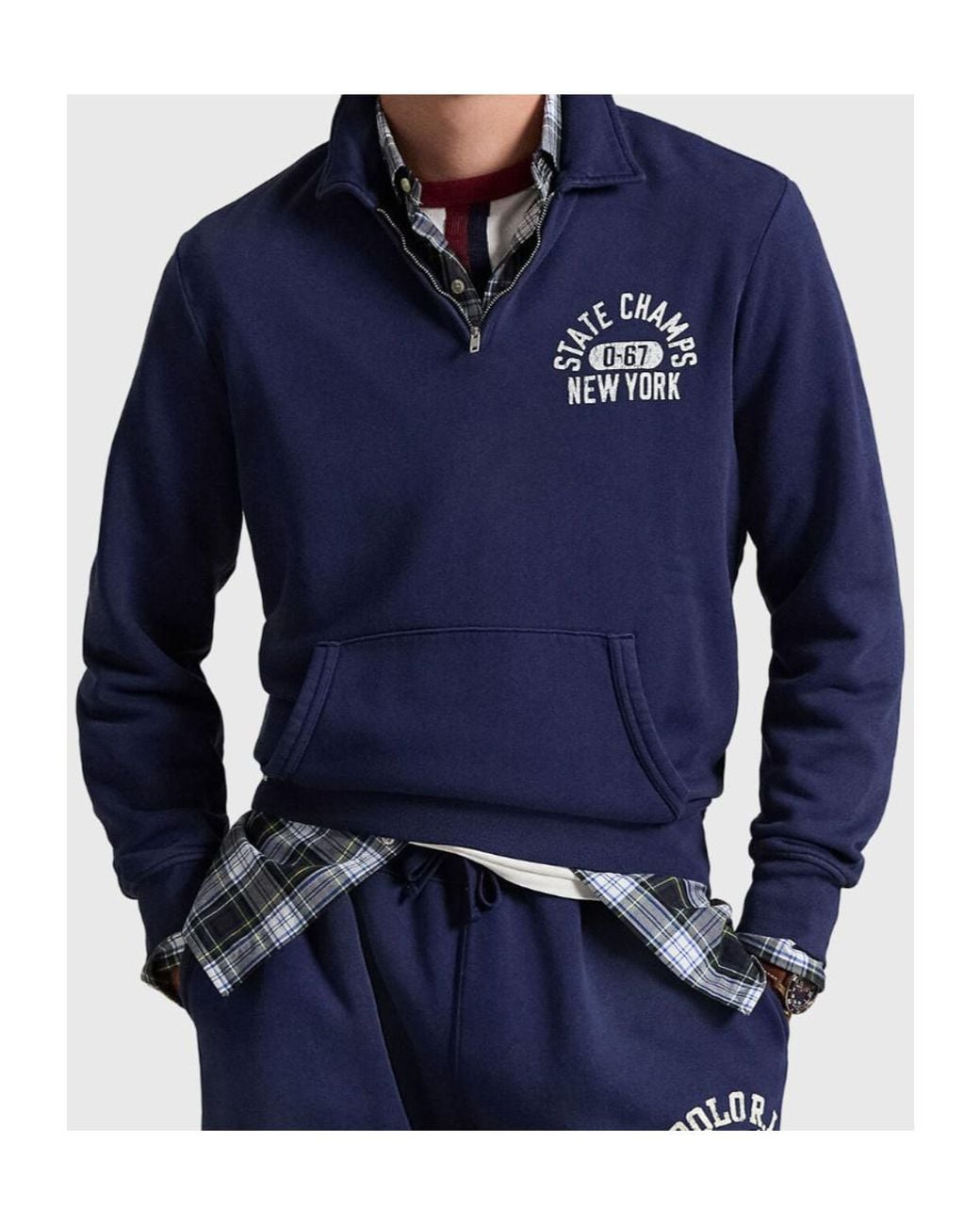 Polo Ralph Lauren Blue Long-Sleeve Sweatshirt for men