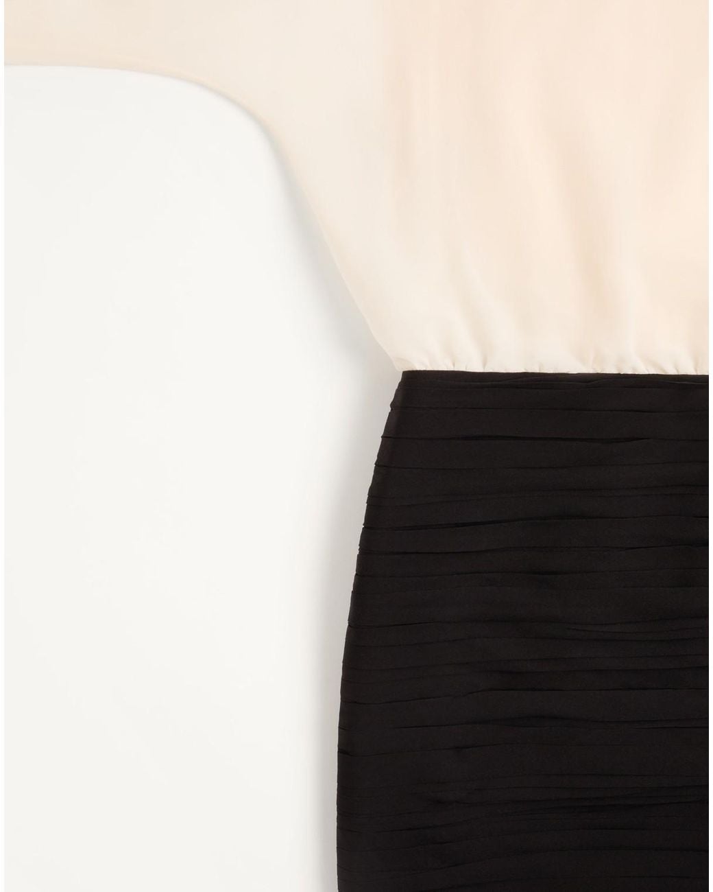 Valentino Black Long-Sleeved Dress