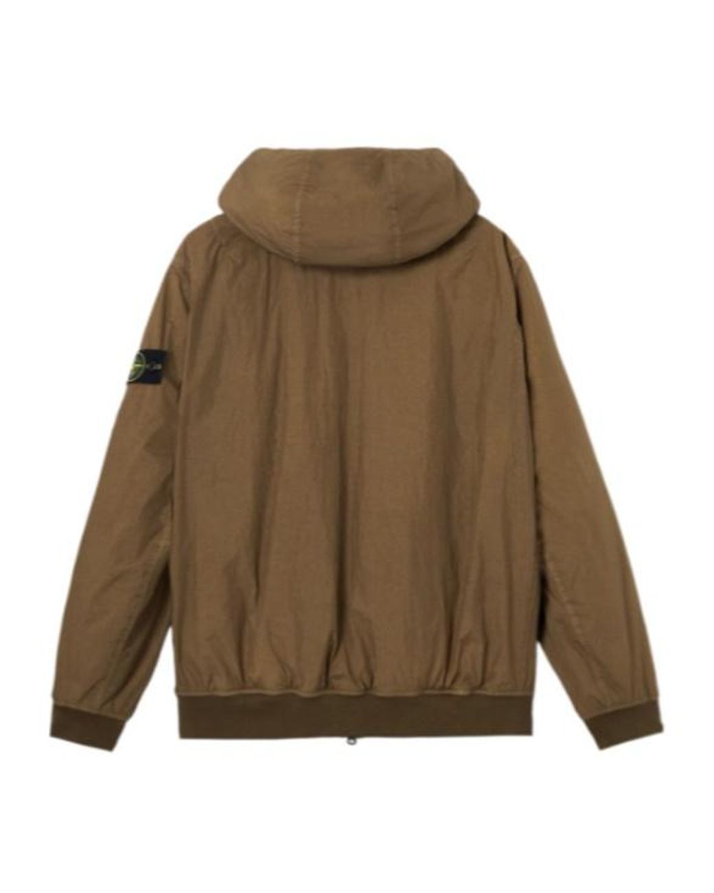 Stone Island Natural Hooded Bomber Jacket for men