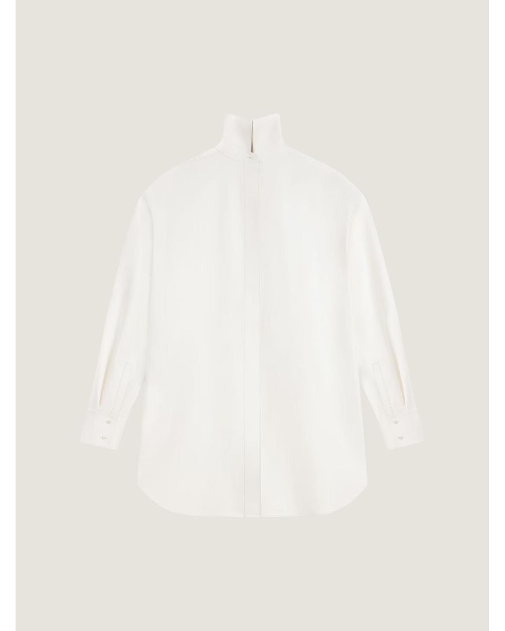 Givenchy White Back-To-Front Tie-Up Shirt