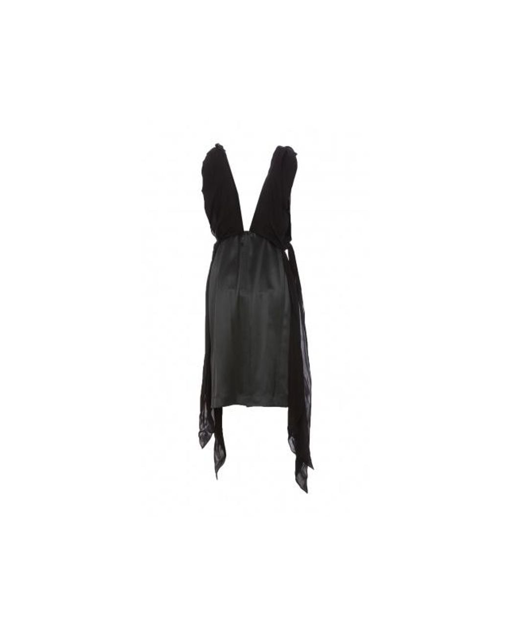 Bottega Veneta Black Fluid Midi Dress