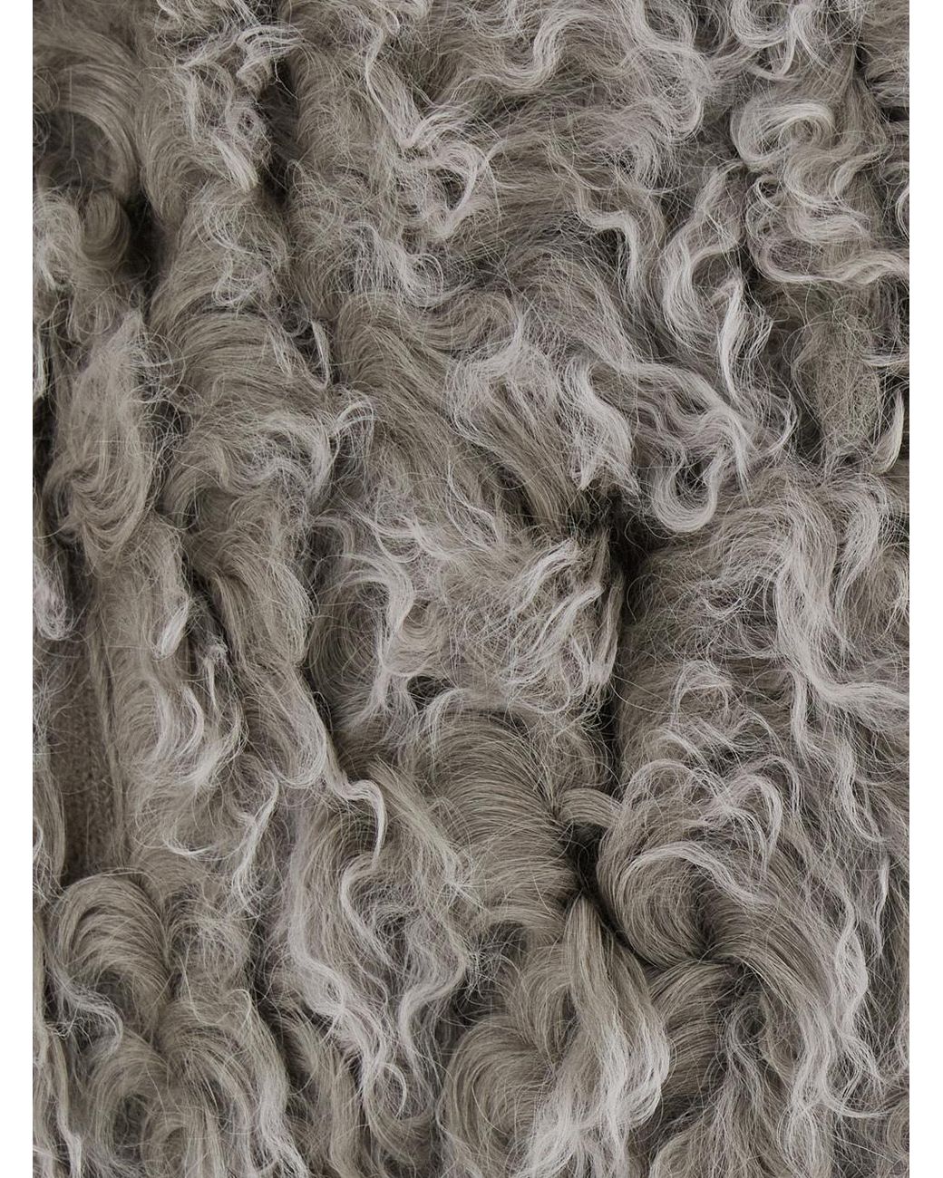 P.A.R.O.S.H. Gray Wool Bomber Jacket Coat