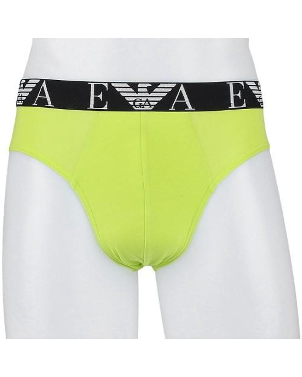 Emporio Armani Red Logo Briefs Set Of Three for men