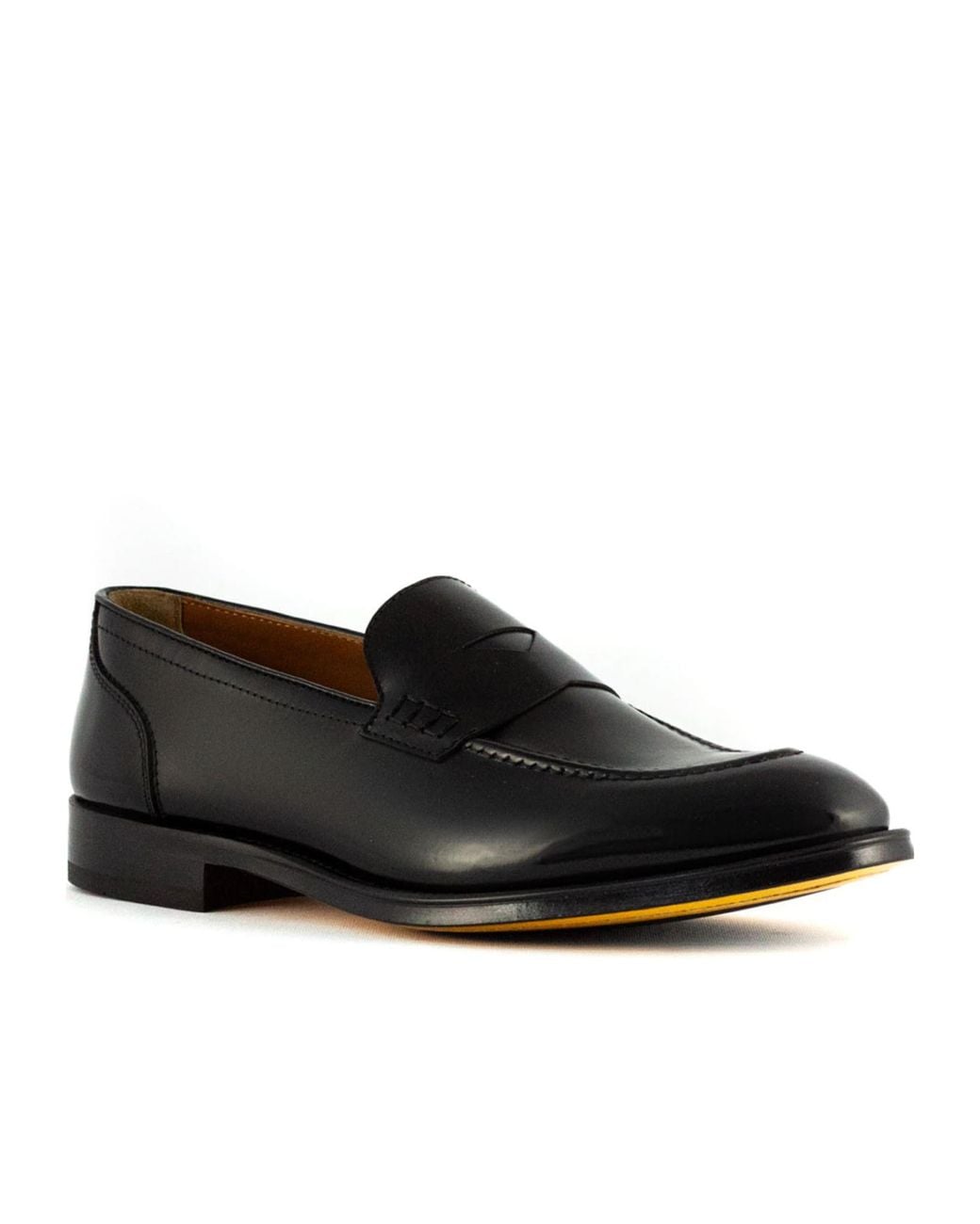 Doucal's Black Penny Loafers for men