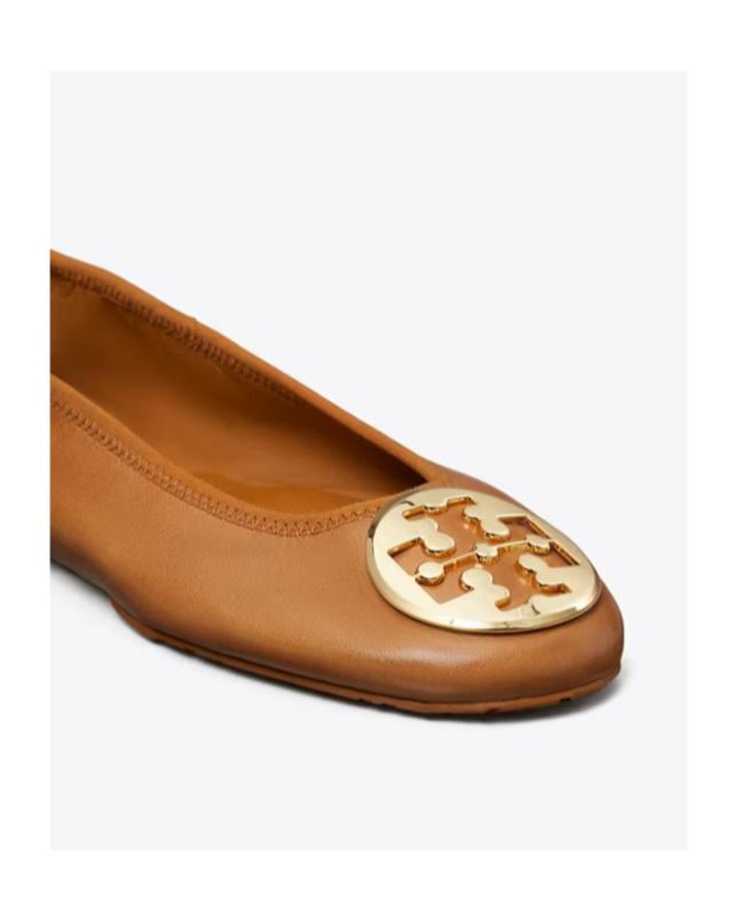 Tory Burch Brown Reva Travel Ballet