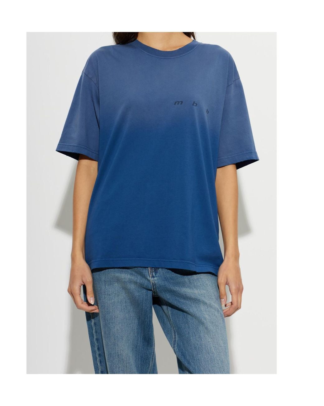 M I S B H V Blue Mbh T-Shirt for men