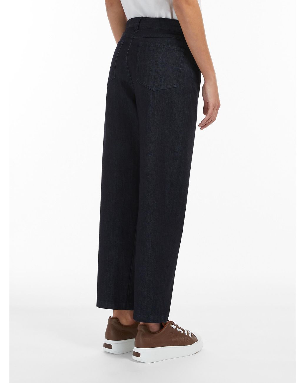 Max Mara Black Dark Straight Jeans