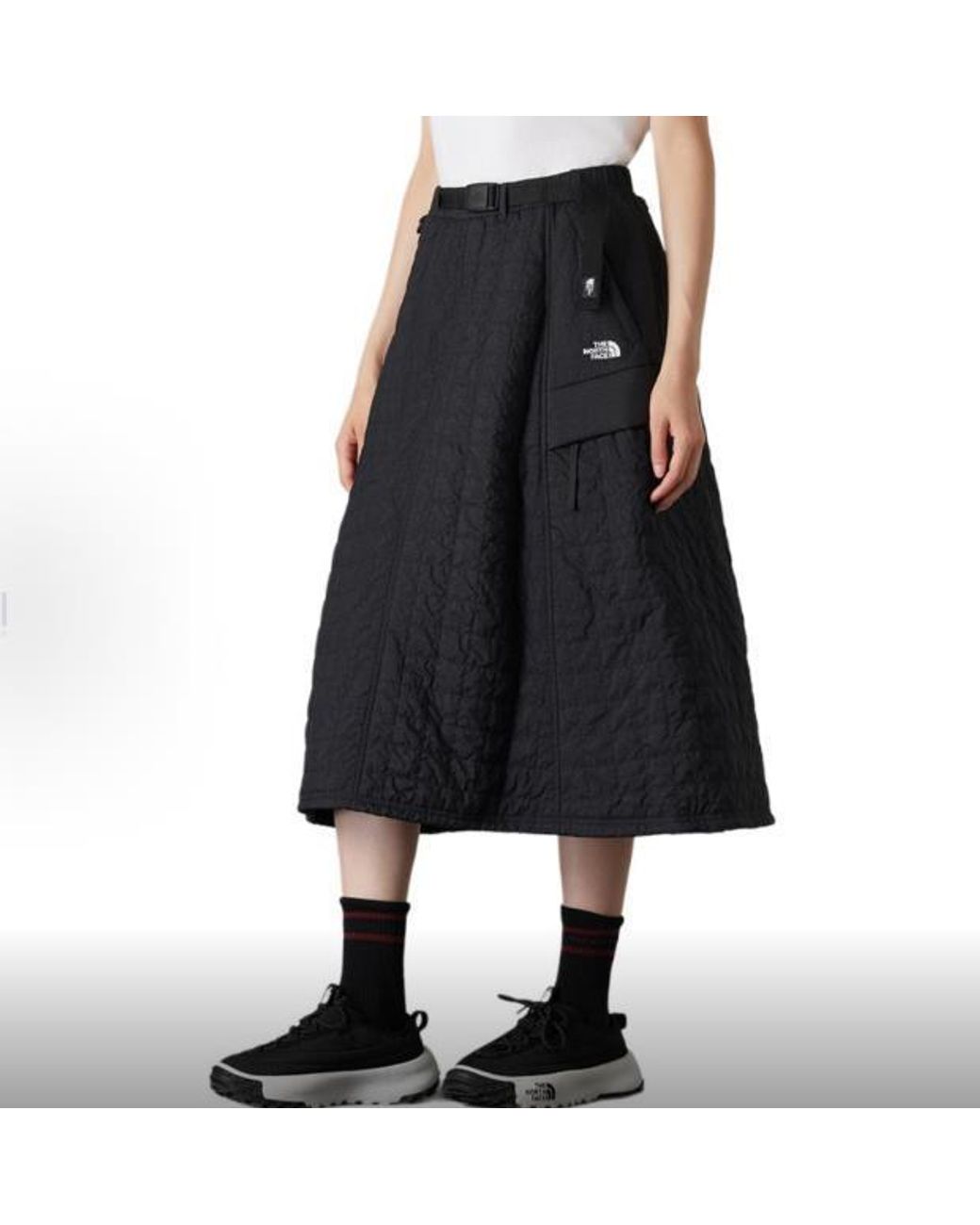 The North Face Black Quilted Volume Skirt