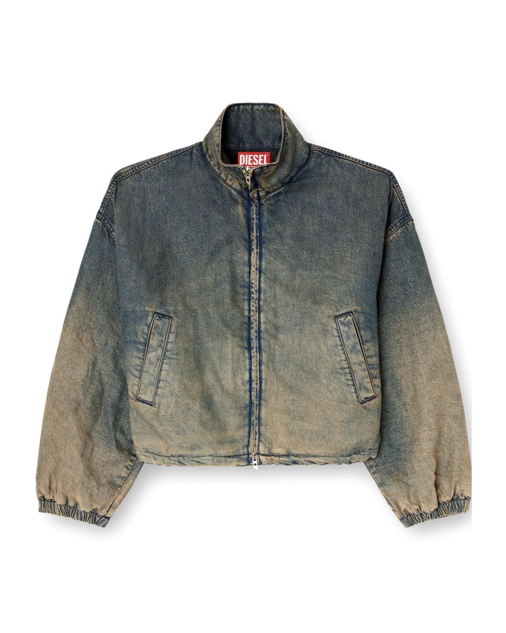 DIESEL Blue De-Flower-S Denim Jacket