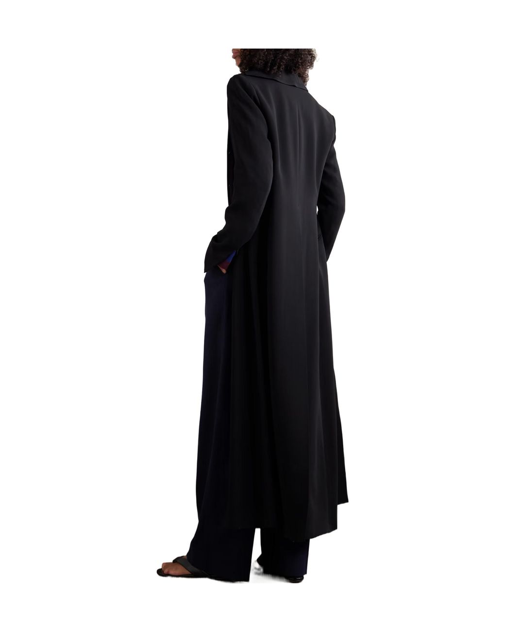 Kallmeyer Black Stretch-Cady Coat