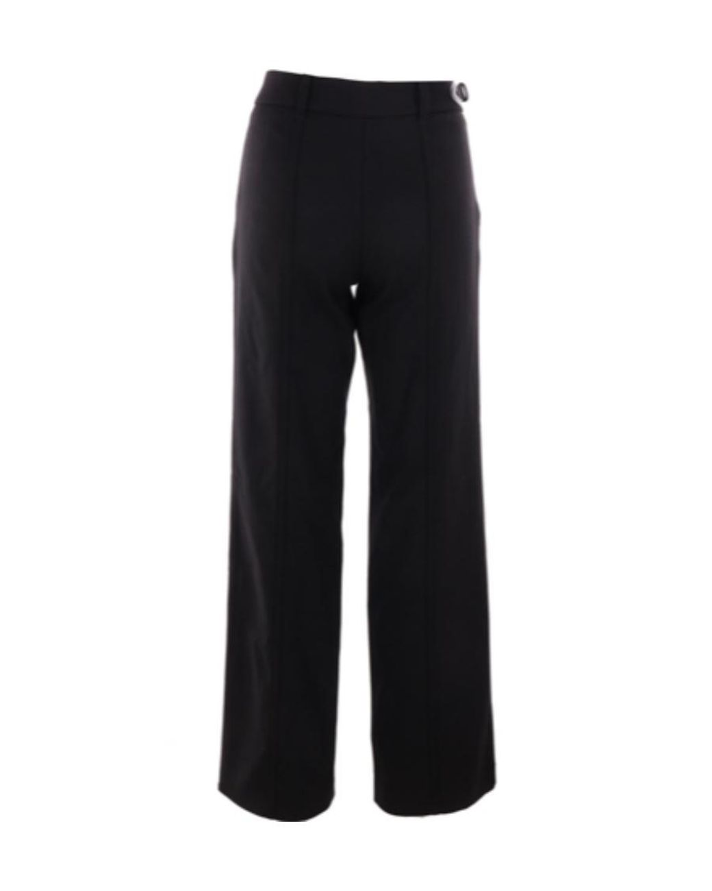Alaïa Black Buckle Stretch Casual Pants