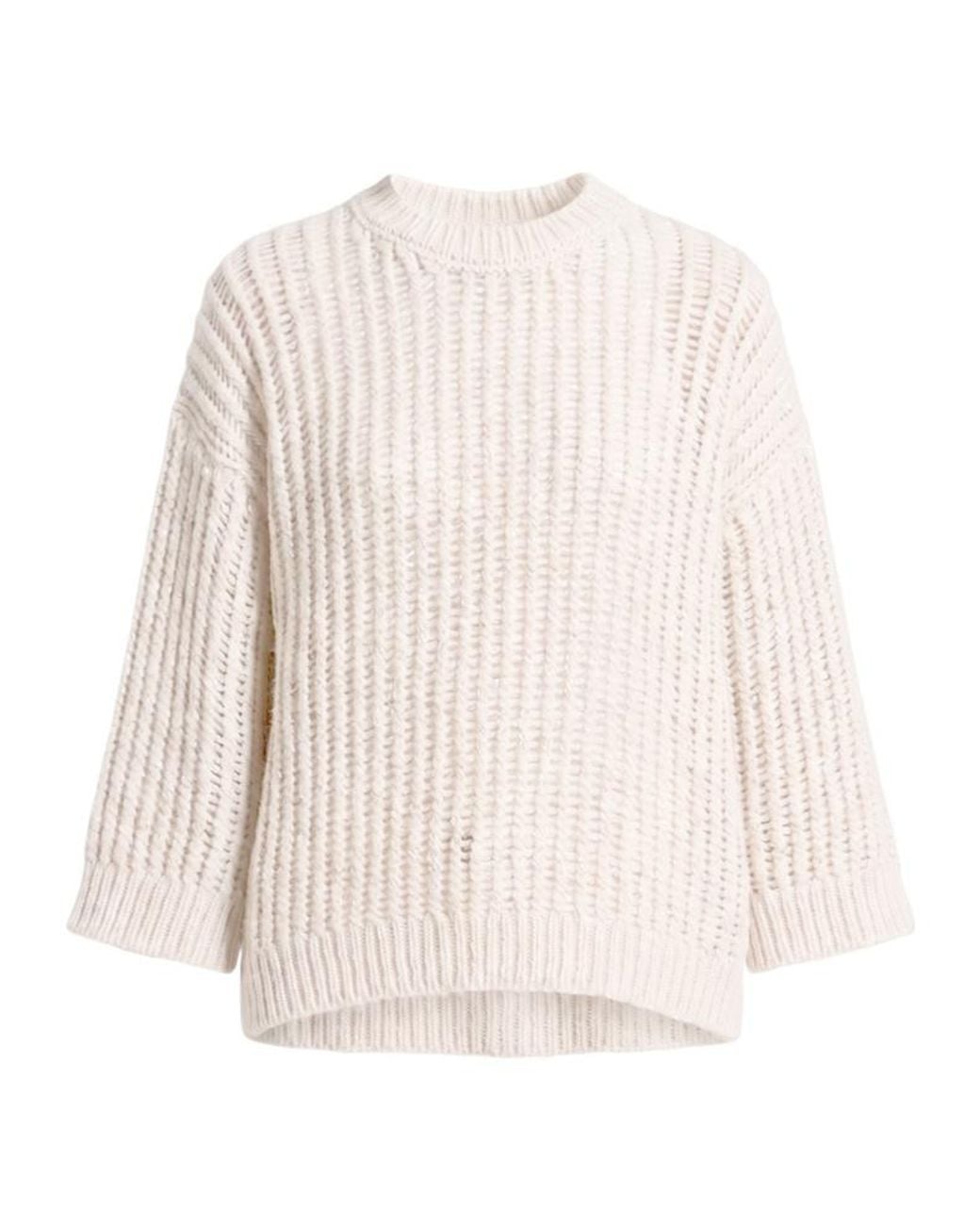 Peserico Natural Long-Sleeved Crewneck Jumper