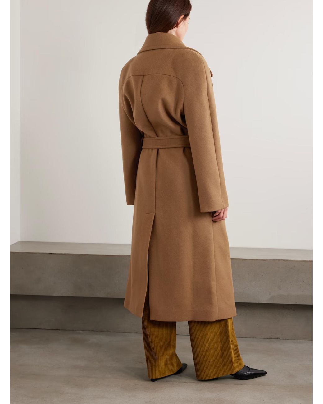 Stella McCartney Brown Wool Coat