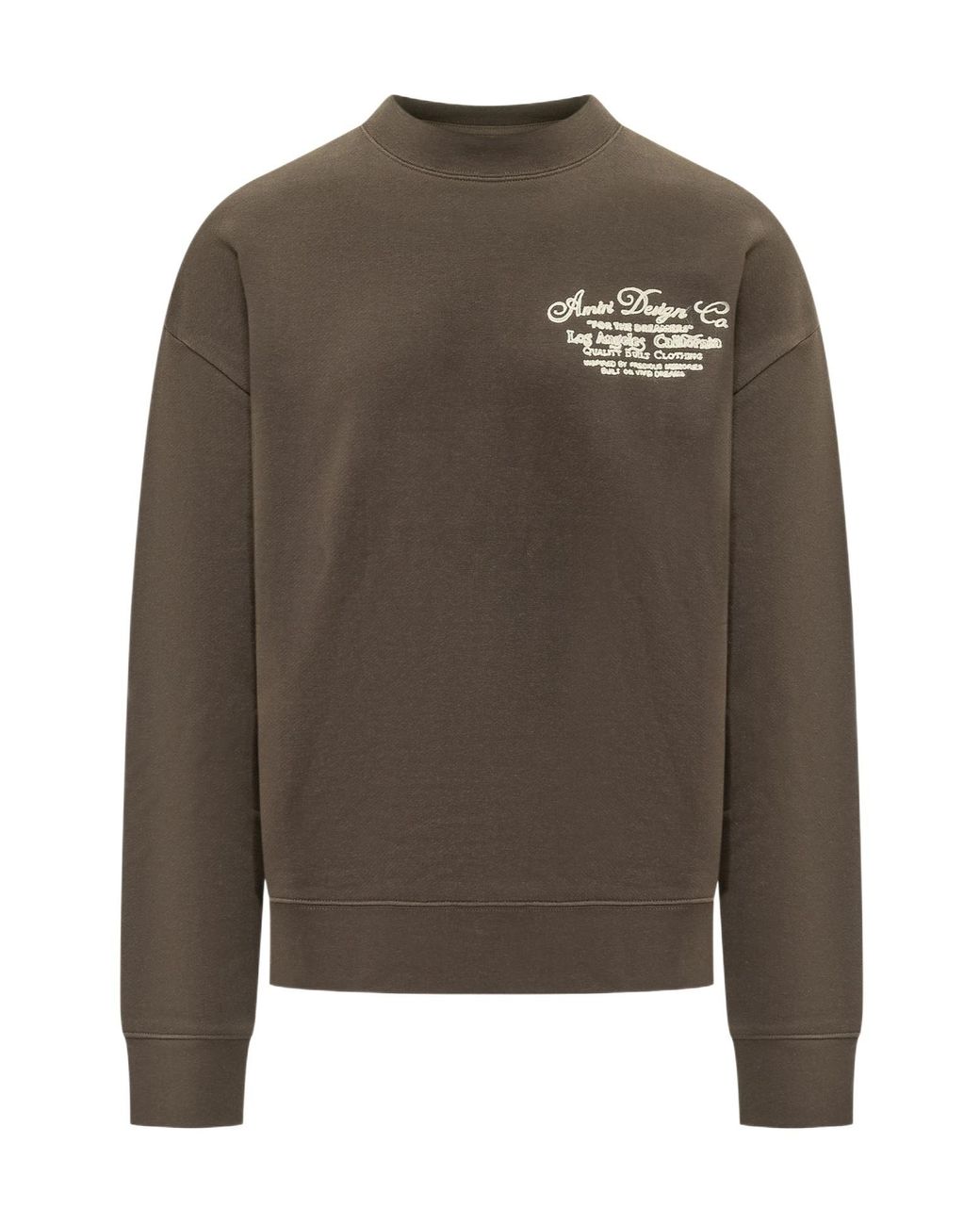 Amiri Brown Long-Sleeve T-Shirt for men