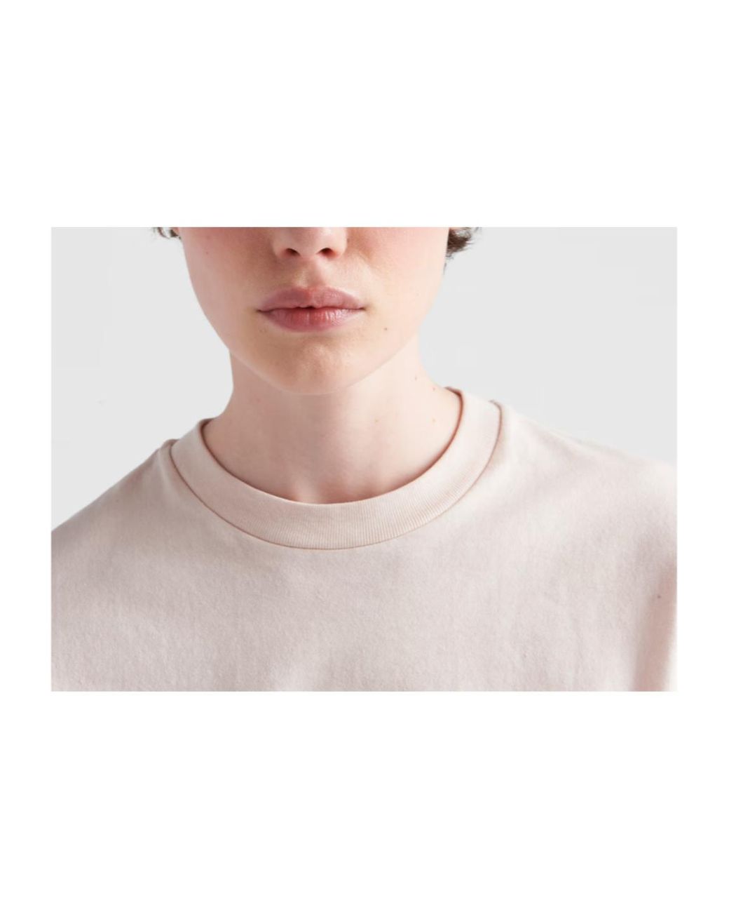 Prada White Jersey T-Shirt