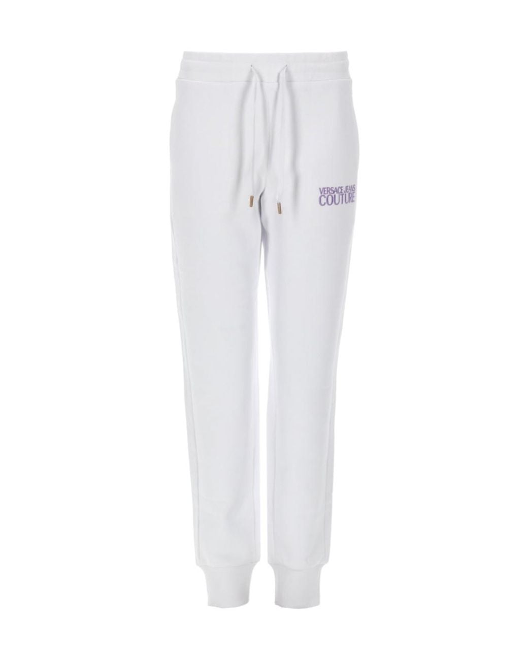 Versace Jeans White Couture Logo Joggers