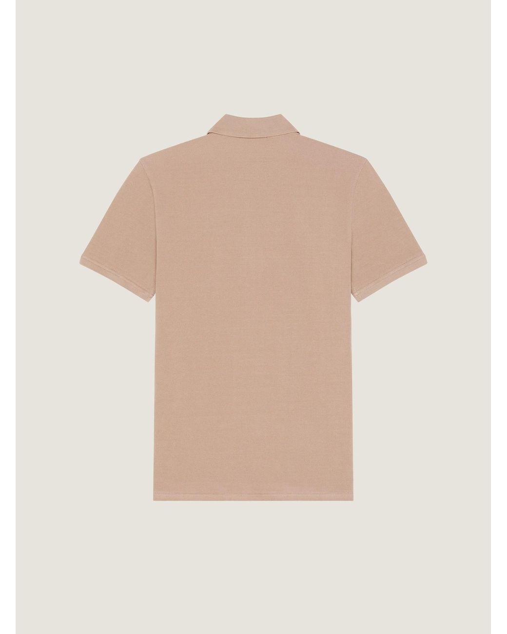 Givenchy Natural Paris Logo Patch Short-Sleeved Polo Shirt for men