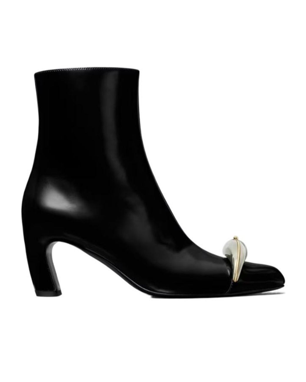Tory Burch Black 65Mm Pierced Xl Ankle Boot
