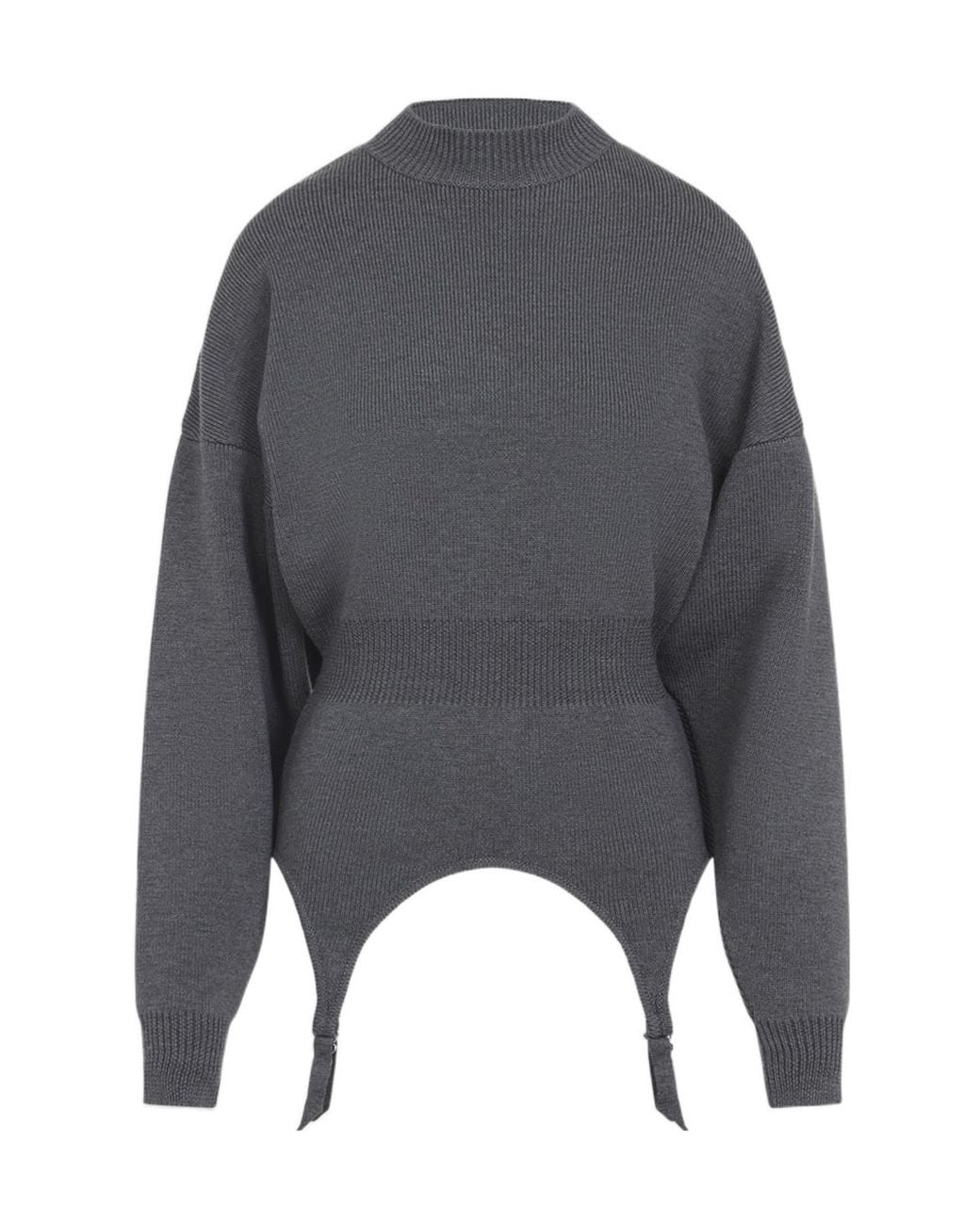 Jean Paul Gaultier Gray The Garter Jumper