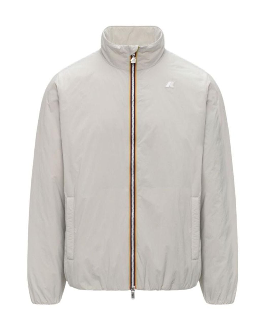 K-Way Gray Zip-Fastening Jacket for men