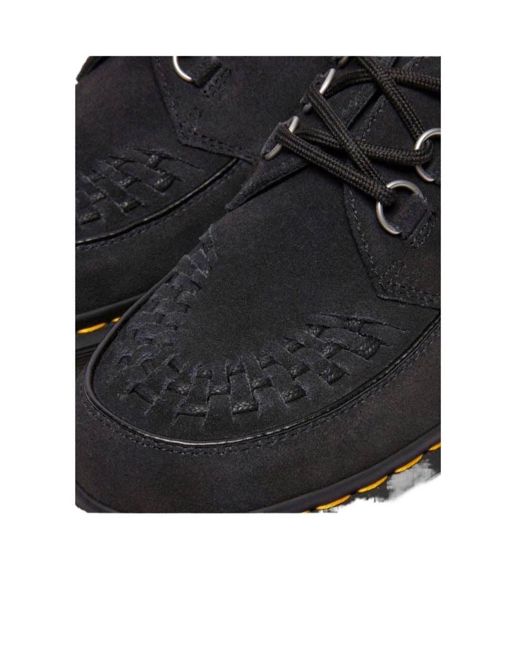 Dr. Martens Black Ramsey Woven Creepers for men