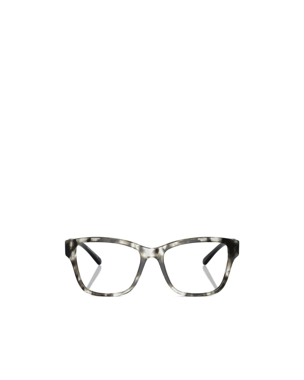 Emporio Armani White Square Frame Glasses