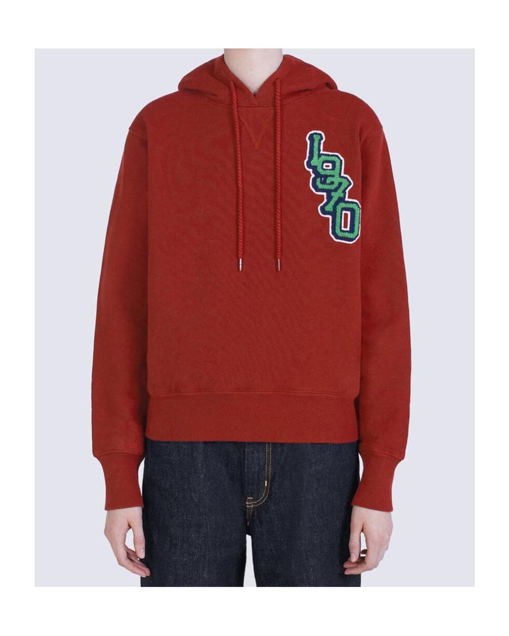 KENZO Red Logo Tiger Hoodies