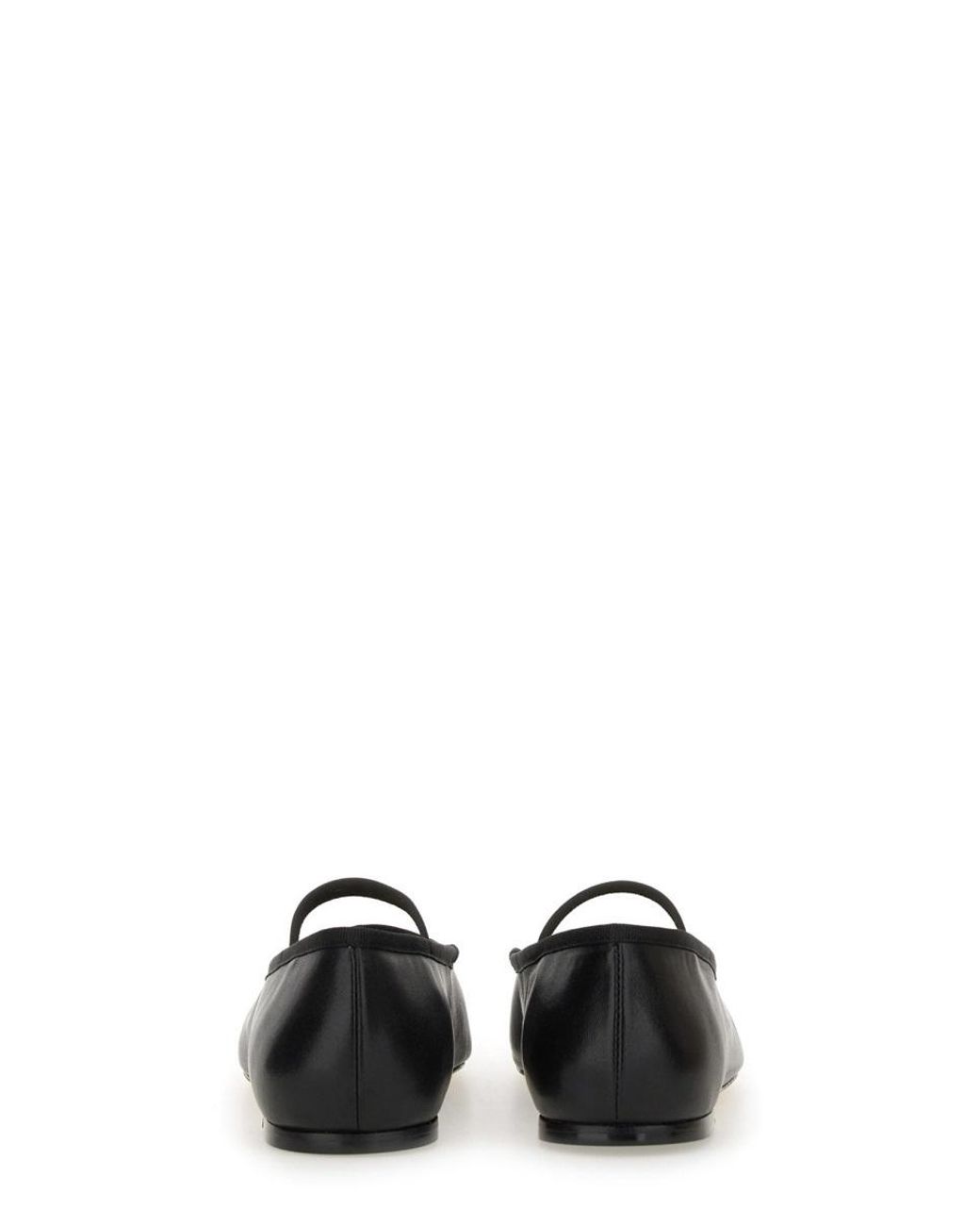 Repetto Black Lisbeth Square-Toe Ballet Flats