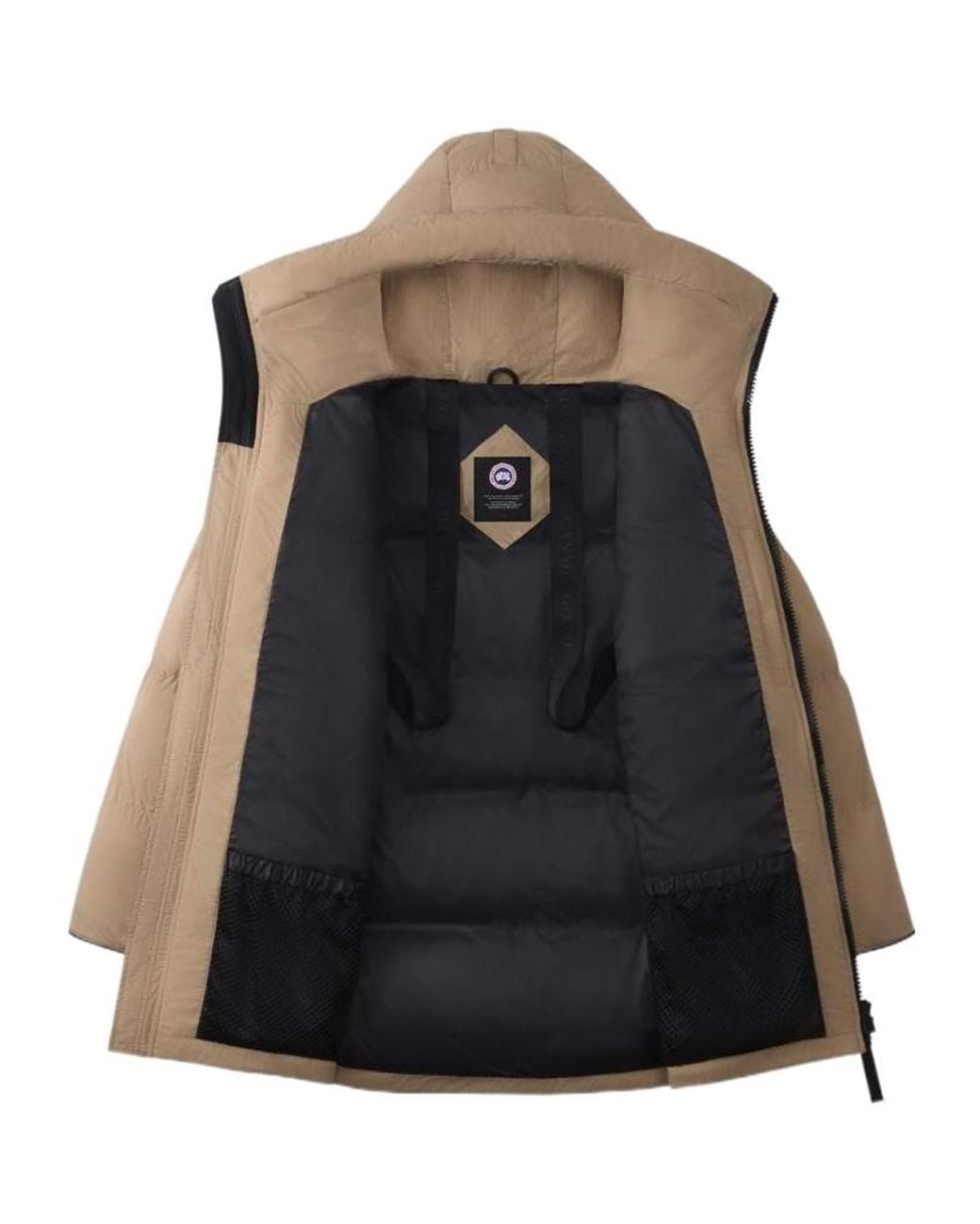 Canada Goose Brown Long Sleeve Down Jacket for men