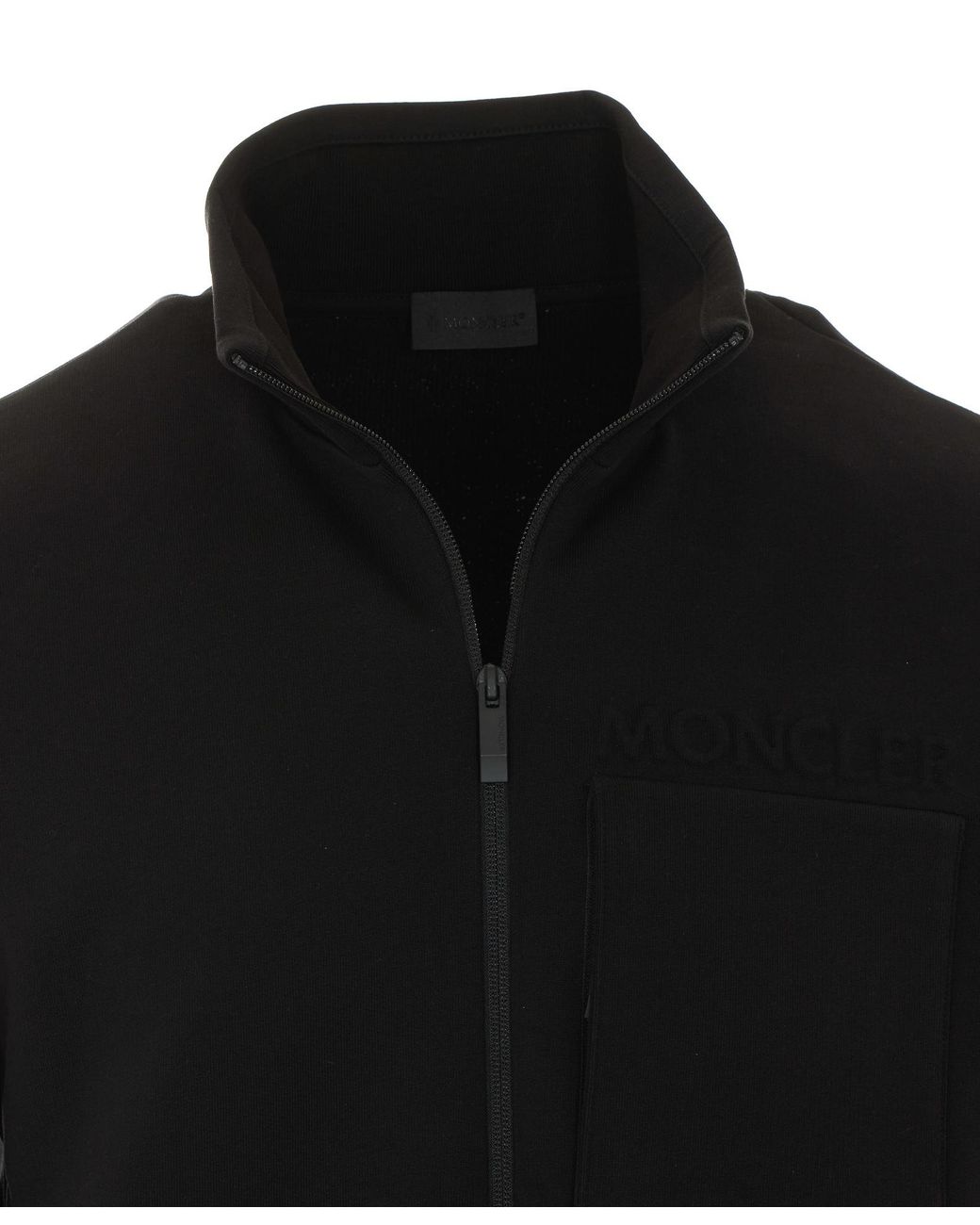 Moncler Black ロゴ ジャケット for men