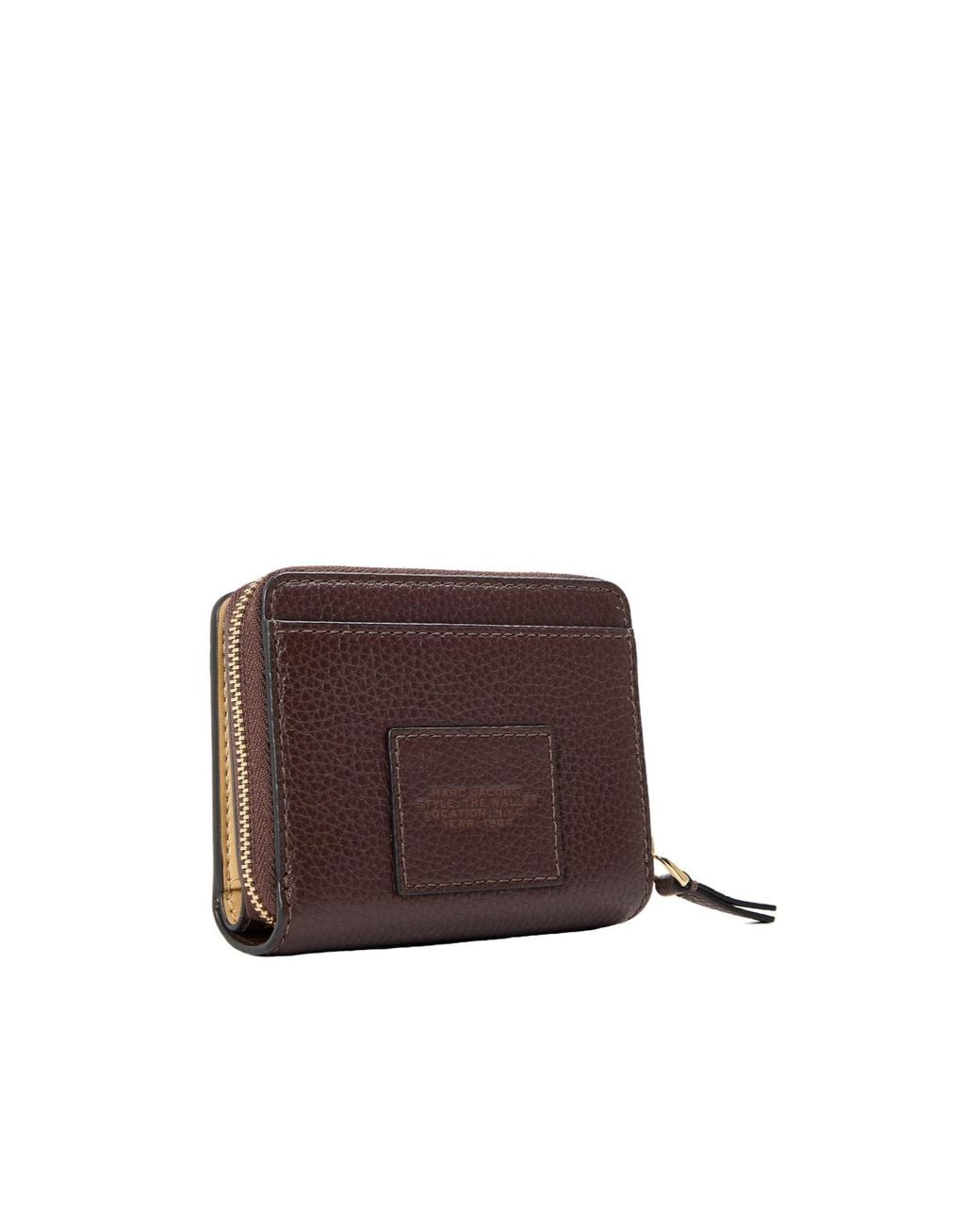 Marc Jacobs Brown The Mini Compact Wallet