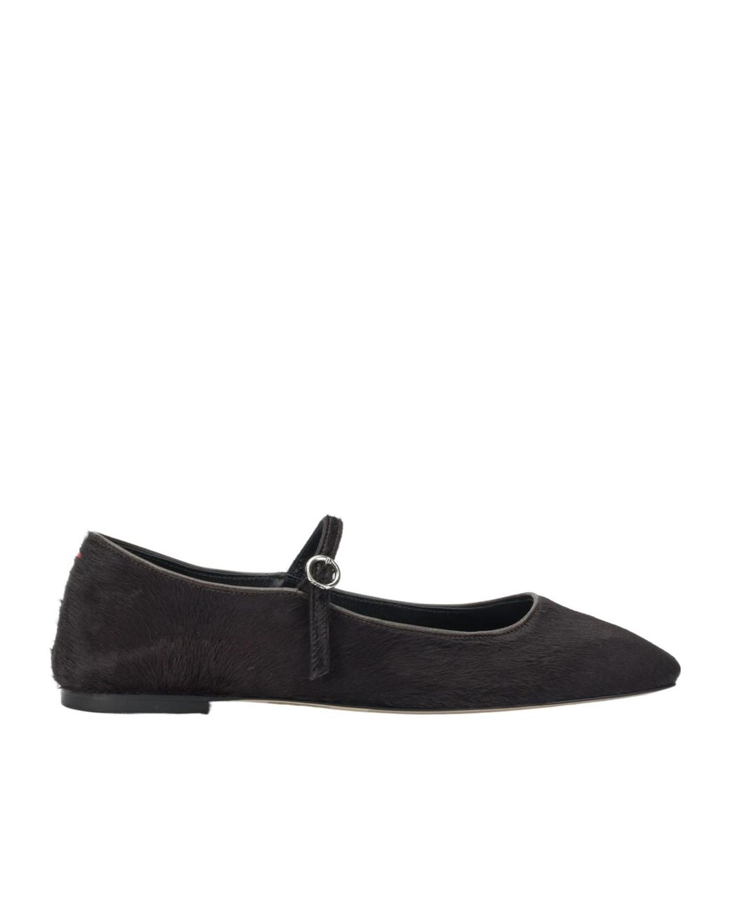 Aeyde Black A Pony Hair Flats