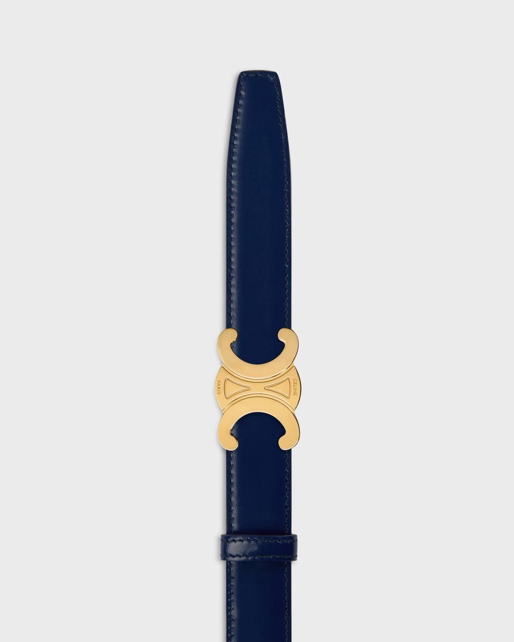 Céline Blue Triomphe Buckle Reversible Strap 25Mm for men