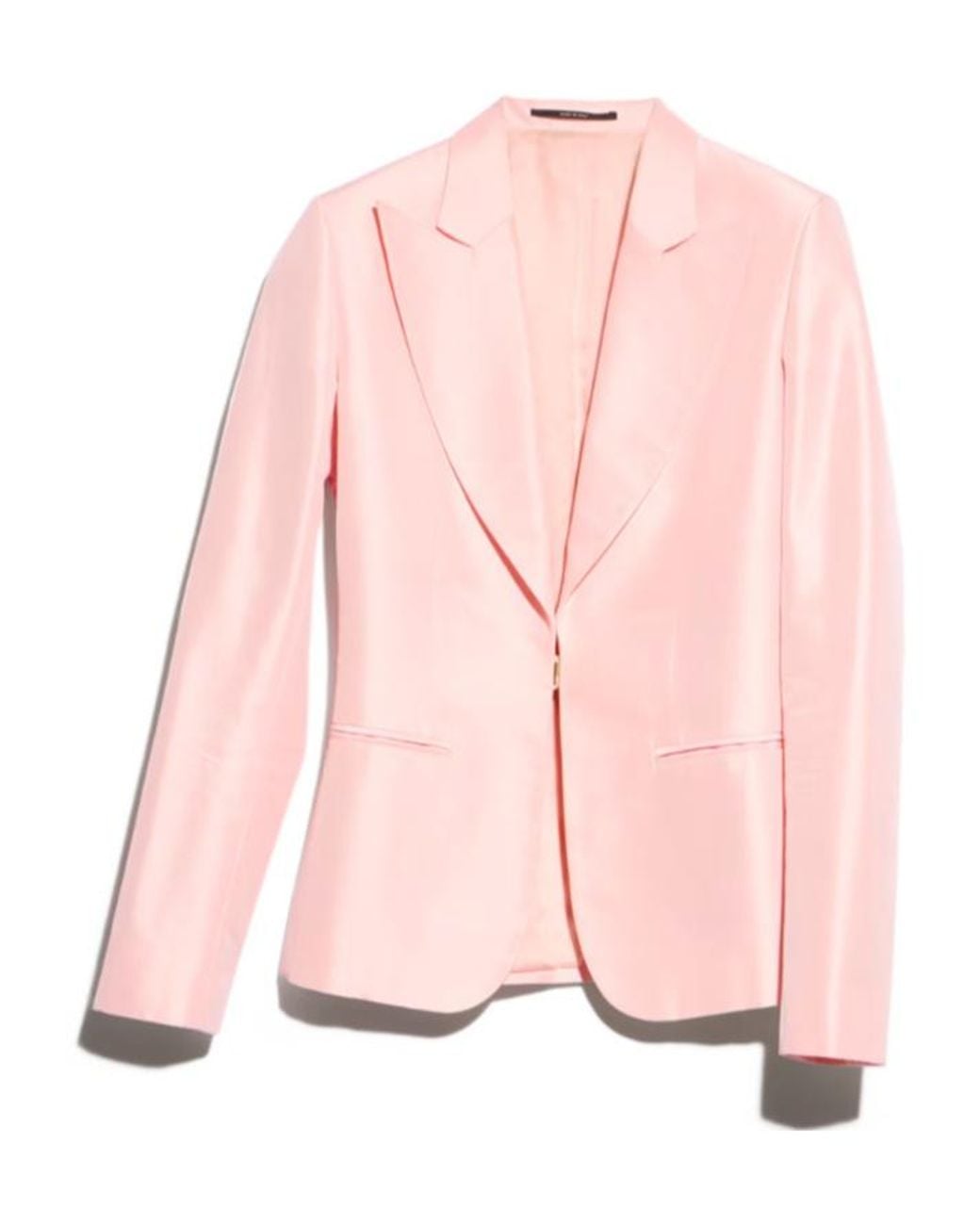 Gucci Pink Faille Collared Jacket