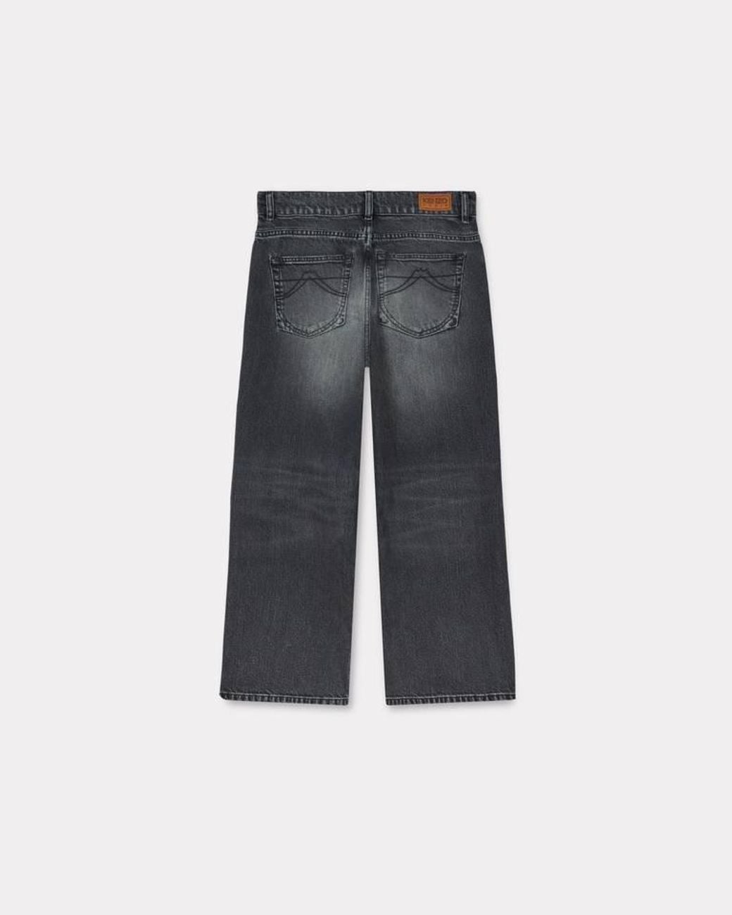 KENZO Gray X Futura 2000' Sumire Cropped Jeans