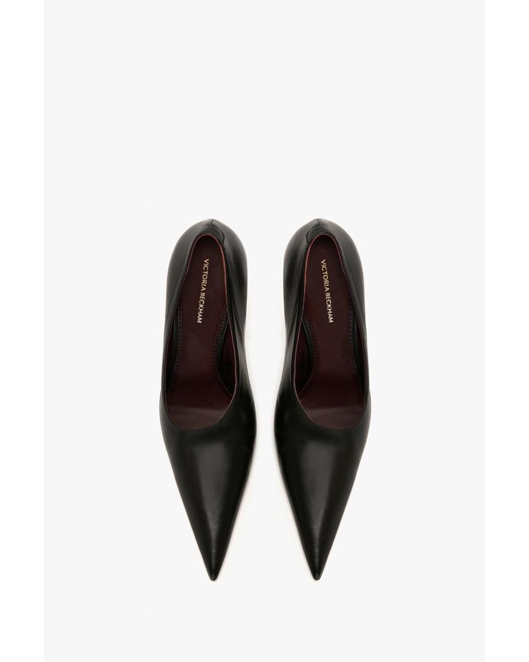 Victoria Beckham Brown Sloan Sculptural Heeled Pumps