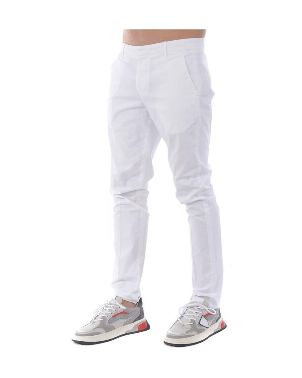 Dondup Gray Gaubert Slim-Fit Pants for men