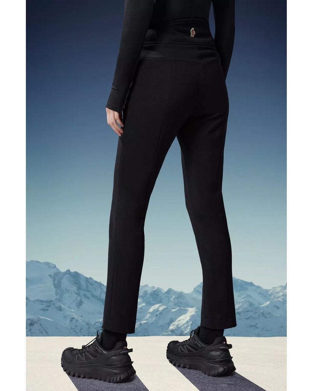 Moncler Black Grenoble Twill Trousers