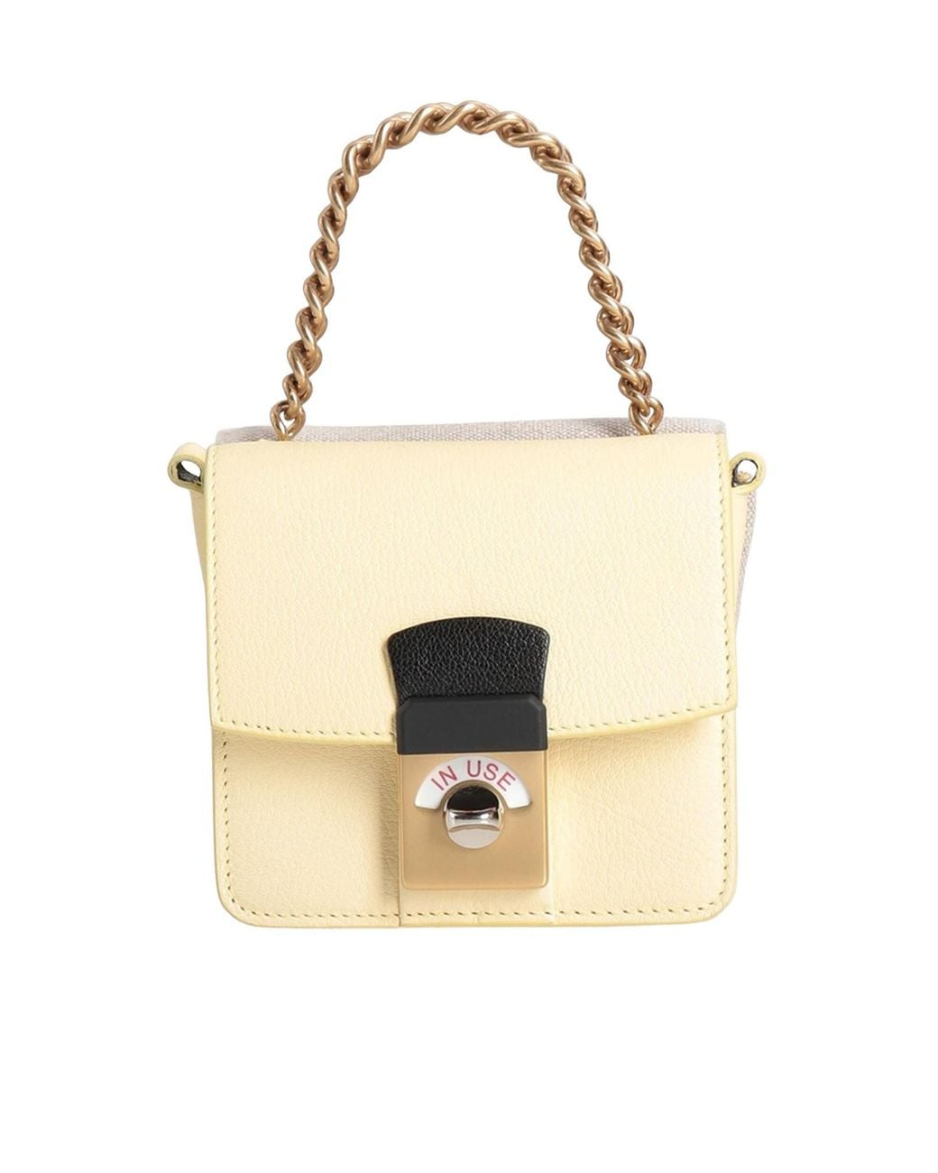 Maison Margiela Natural Two-Tone Handbags