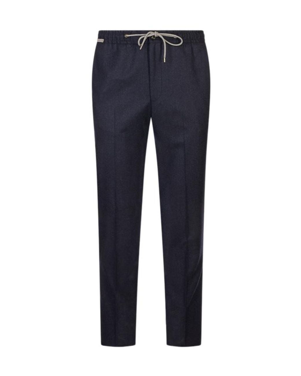 Corneliani Blue Drawstring Trousers for men