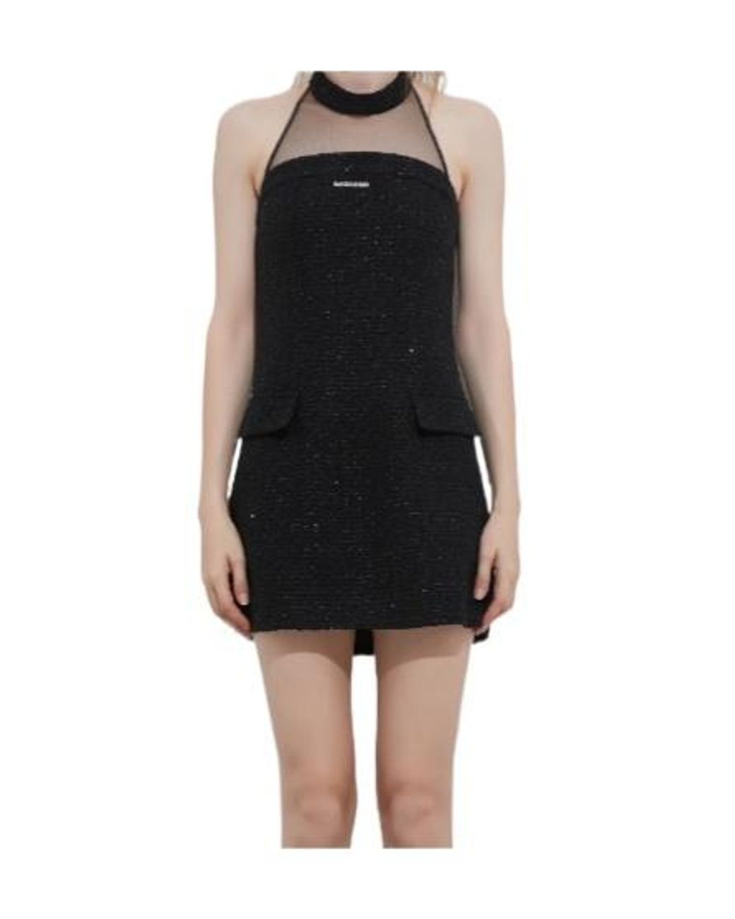 Marissa Chiara Black Halter Neck Dress