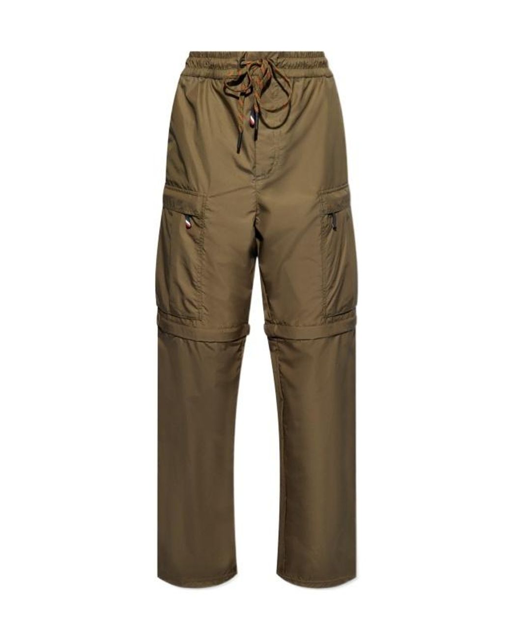 Moncler Green Grenoble Drawstring Cargo Pants for men