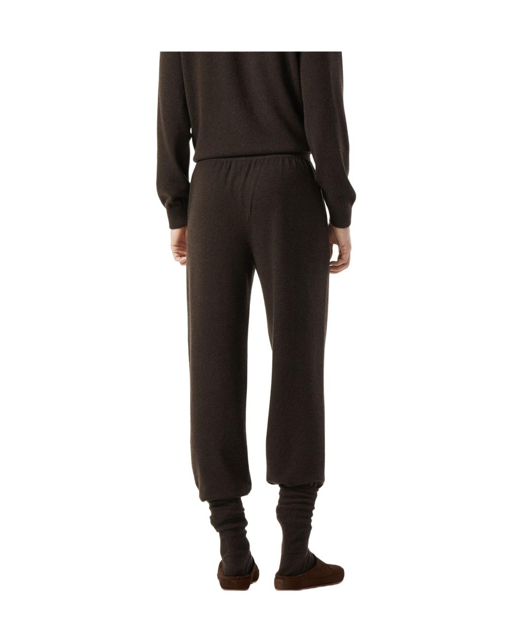 Loro Piana Black Merano Trousers for men