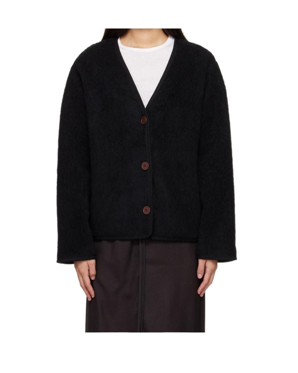 Baserange Black Long-Sleeved Jacket