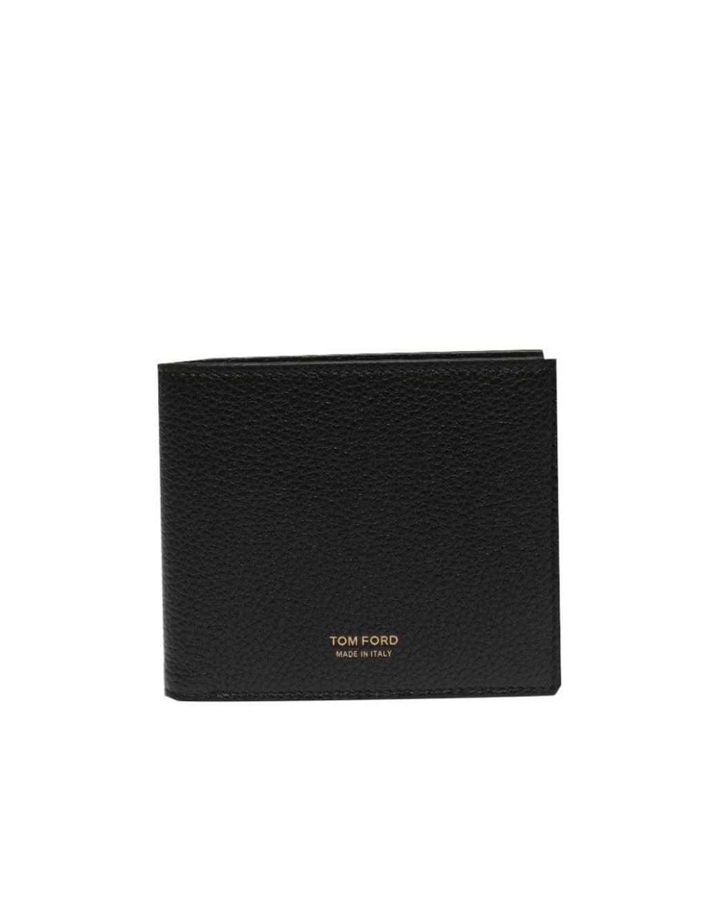 Tom Ford Black Classic Bi-Fold Wallet for men