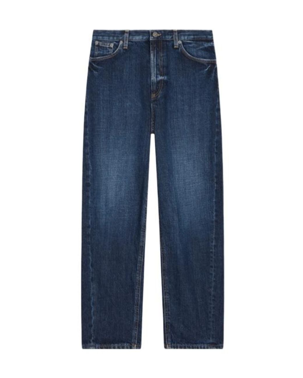 Dondup Blue Bessie Loose Fit Jeans