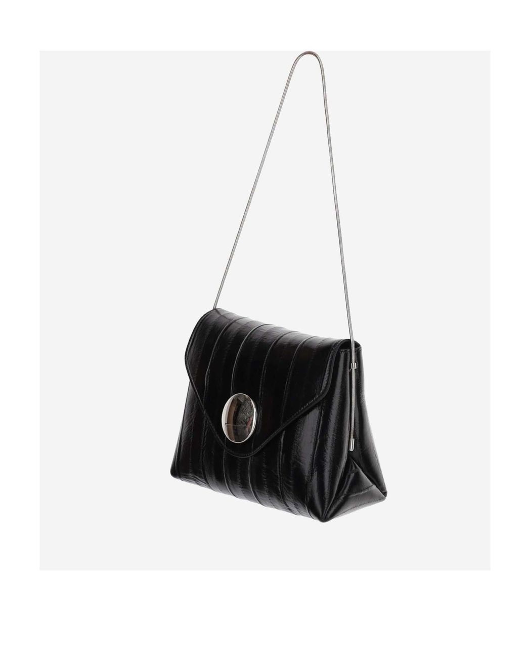 Khaite White Bobbi Chain Linked Shoulder Bag