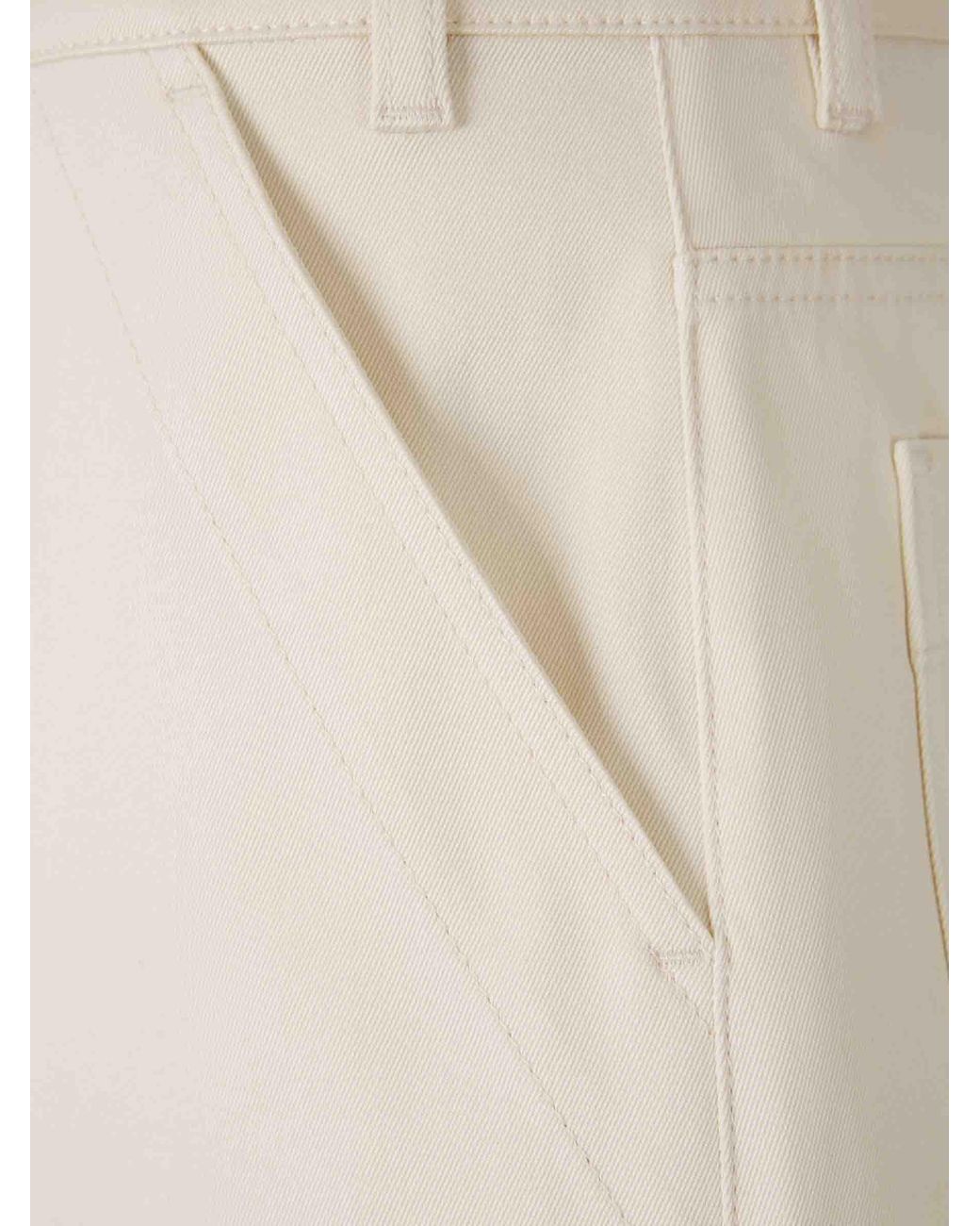 Moncler Natural Logo Patch Pocket Shorts