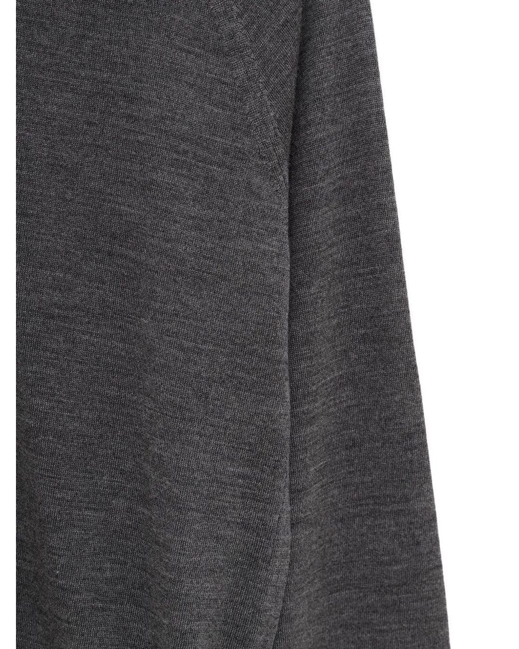 Phoebe Philo Gray Merino Wool Pullover