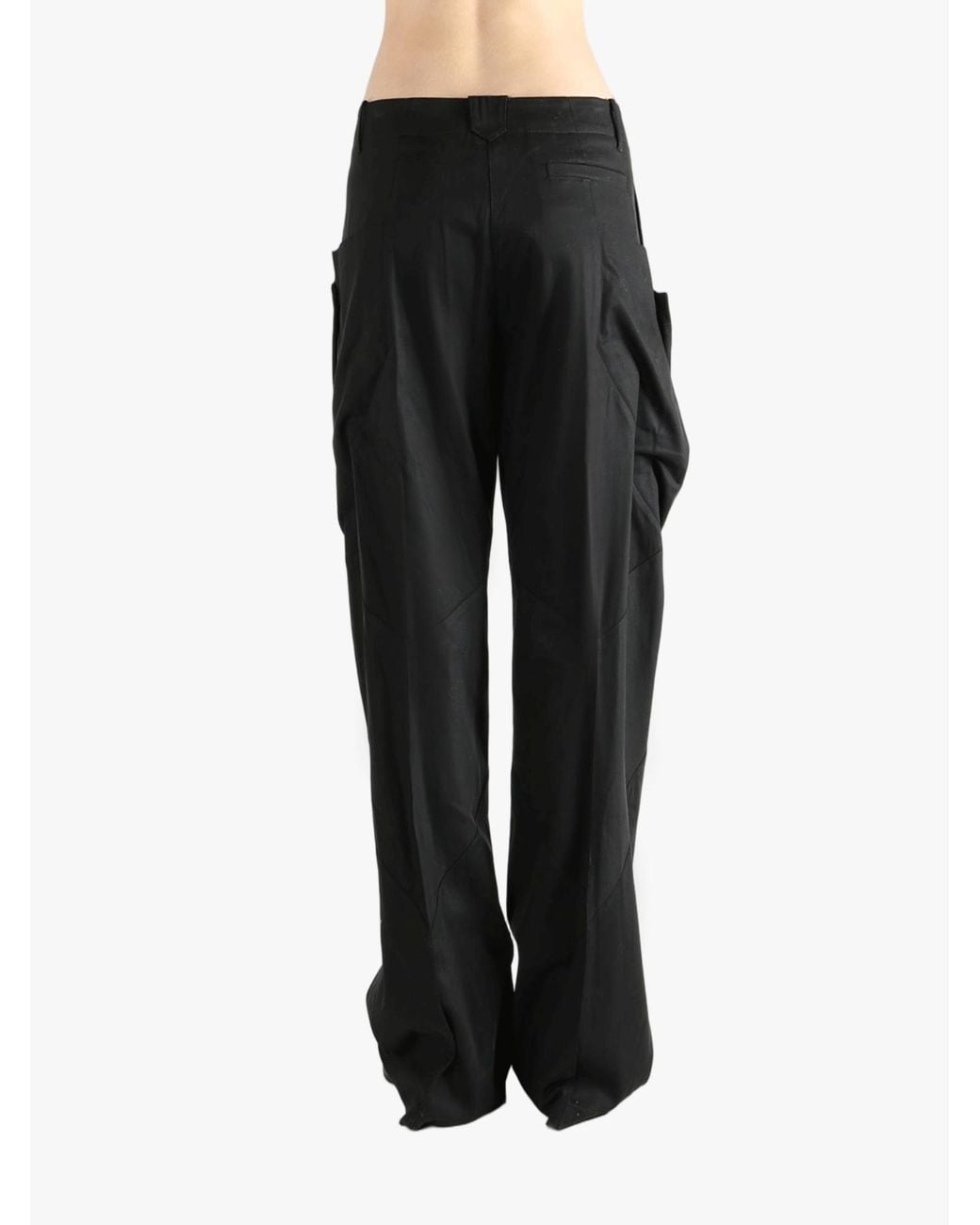 Kiko Kostadinov Black Centennial Wide-Leg Pants